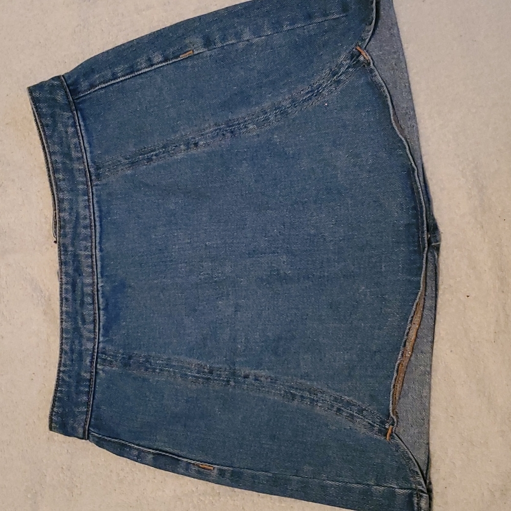 Jeans short skirt